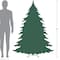 6ft. Pre-Lit Mixed Classic Pine Artificial Christmas Tree, Multicolor LED Lights